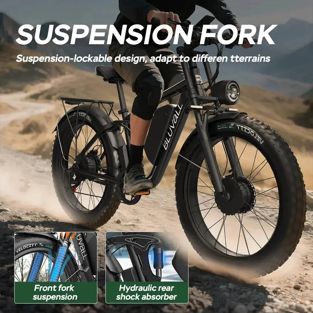 Bluvall V1 Fat Tyre Electric Bike